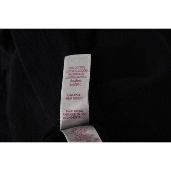 Velvet By Graham & Spencer Womens Medium Black Tank Top 100% Cotton Sleeveless - Picture 8 of 8